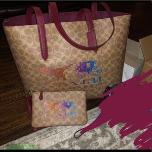 Coach Rexy Collection Tote & Wristlet